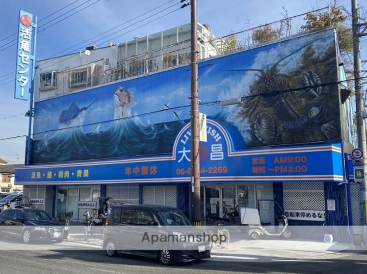 大阪府大阪市生野区田島4丁目の賃貸マンション101の周辺