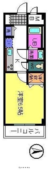 ダンケシェーン平野郷0305の間取り