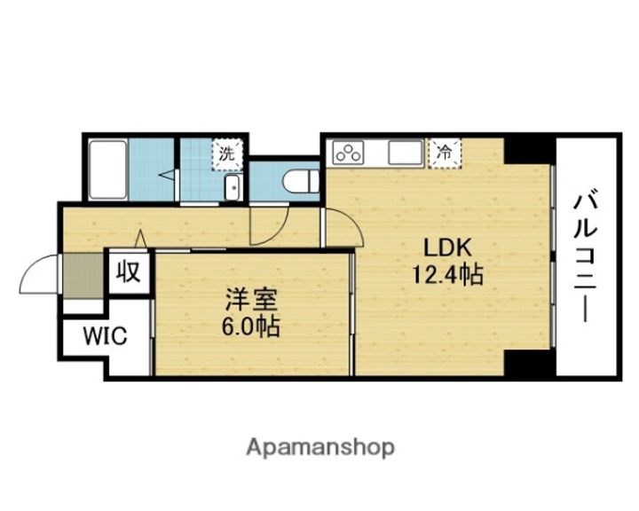 上六第一ダイヤモンドハイムの間取り