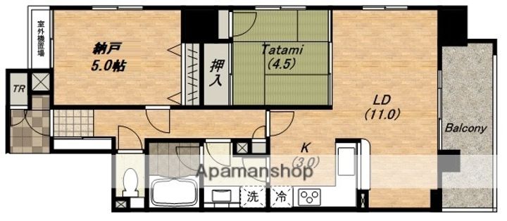 アーデン上本町の間取り