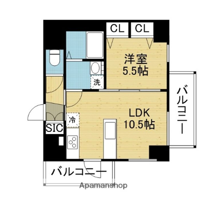 La CASA 石ケ辻の間取り