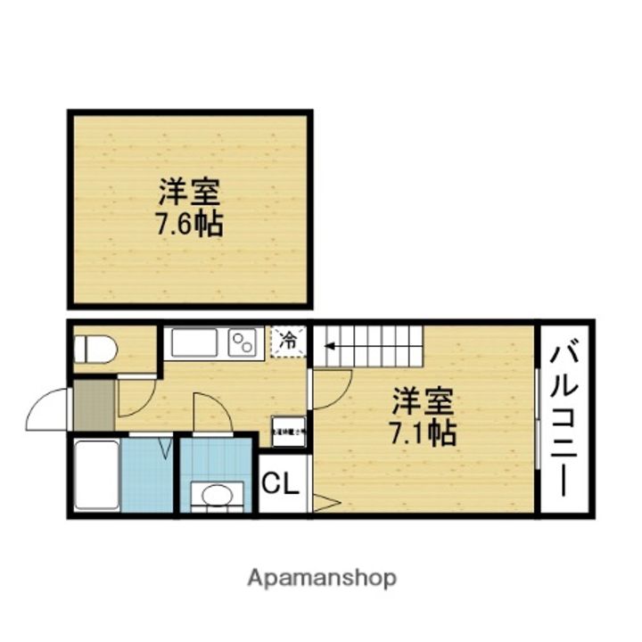 ぶるーむ105の間取り