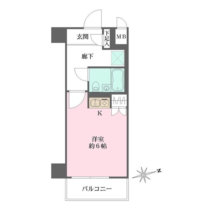 藤和シティスクエアあべの橋の間取り