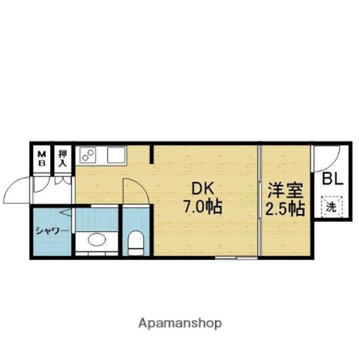 リエゾンコート大今里の間取り