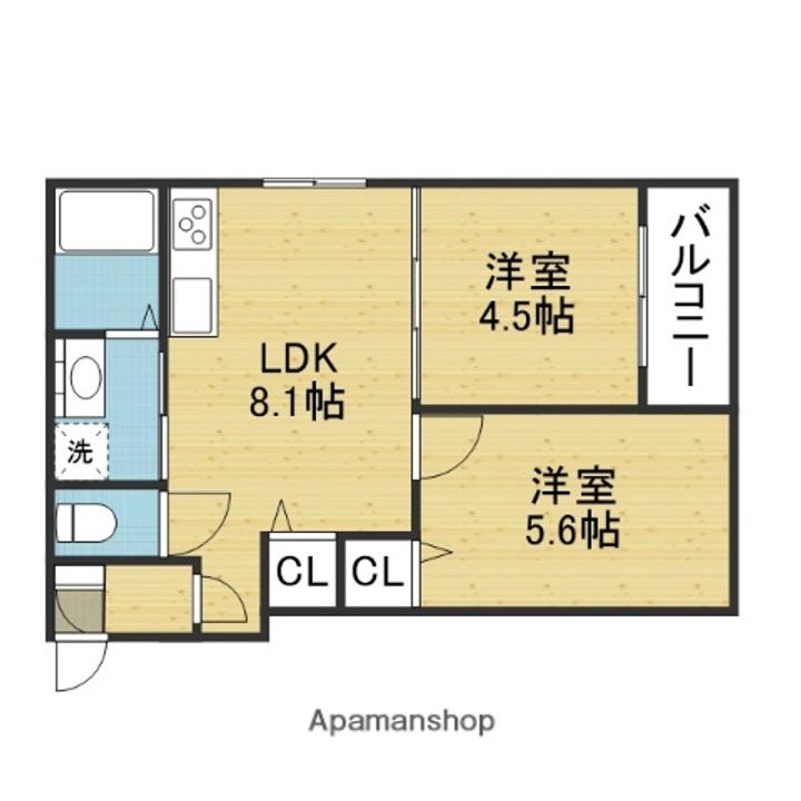 GRANDIR加美北103の間取り