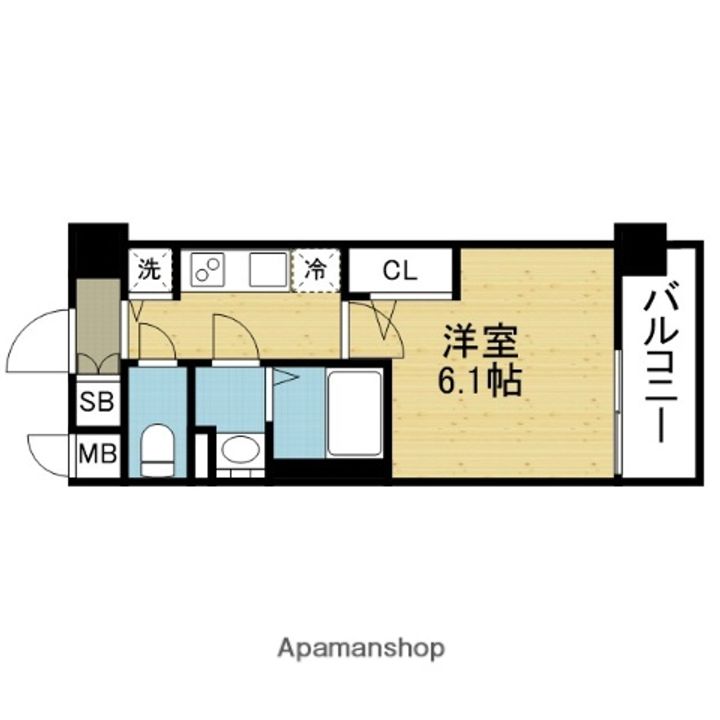 エスリード大阪平野プライム602の間取り