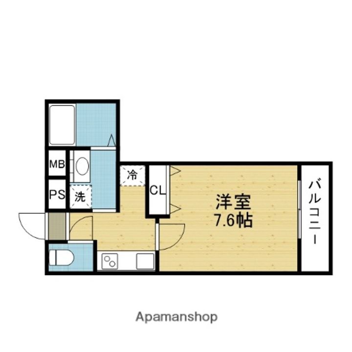 フジパレス俊徳道Ⅲ番館の間取り