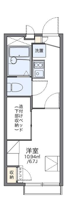 レオパレスSimple大今里の間取り