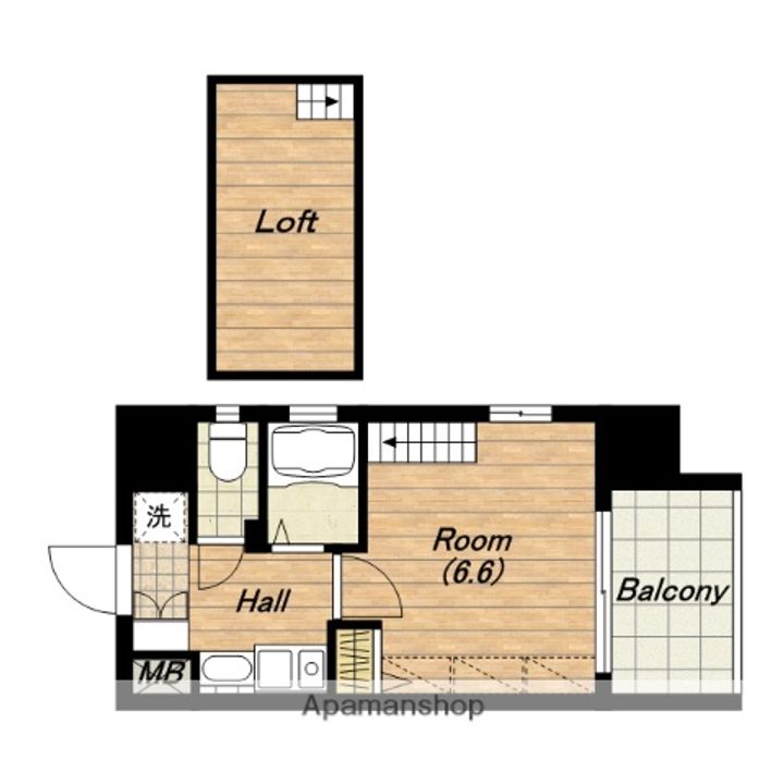 エステムプラザ大阪セントラルシティ602の間取り