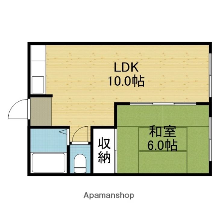 三洋マンション302の間取り