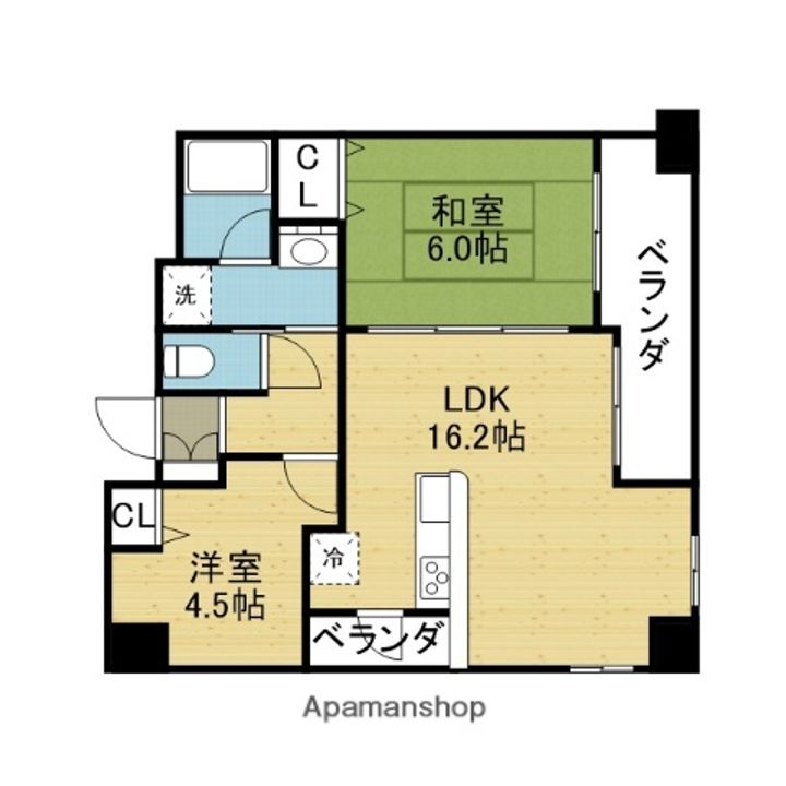 セイワパレス新深江301の間取り