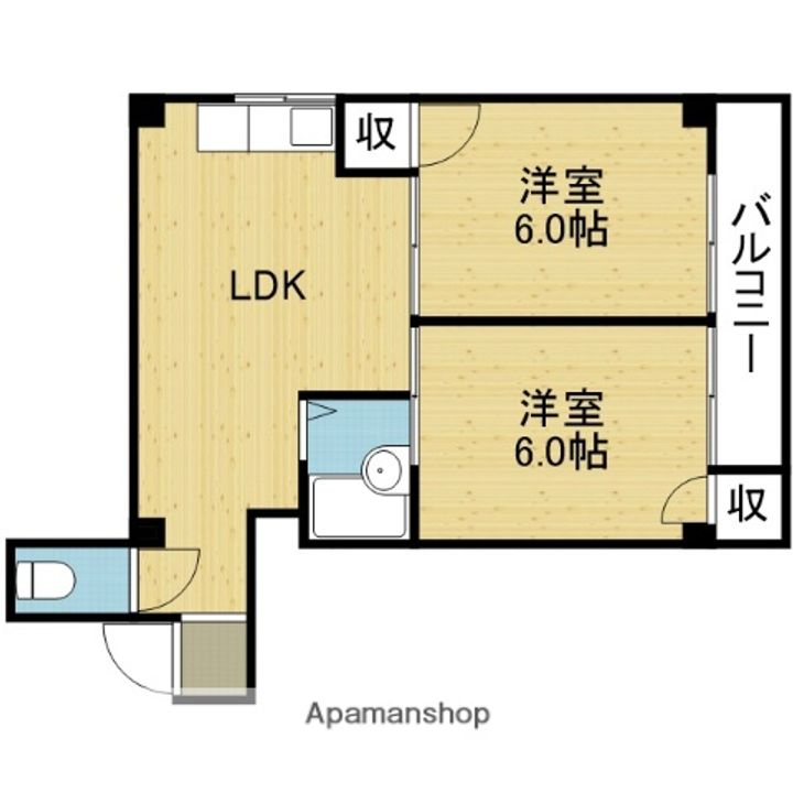 ロイヤル丸文Ⅱ805の間取り