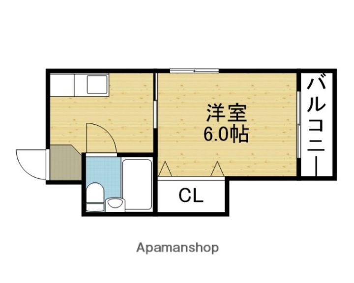 大阪府大阪市城東区諏訪4丁目の賃貸マンション301の間取り