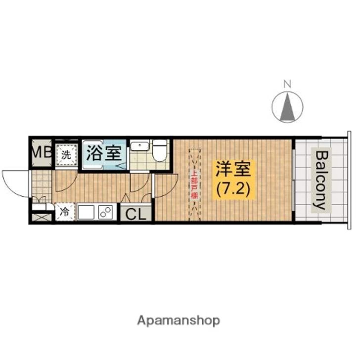 アドバンス上町台ラシュレの間取り