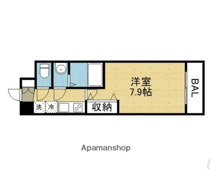 LUXE森之宮1304の間取り
