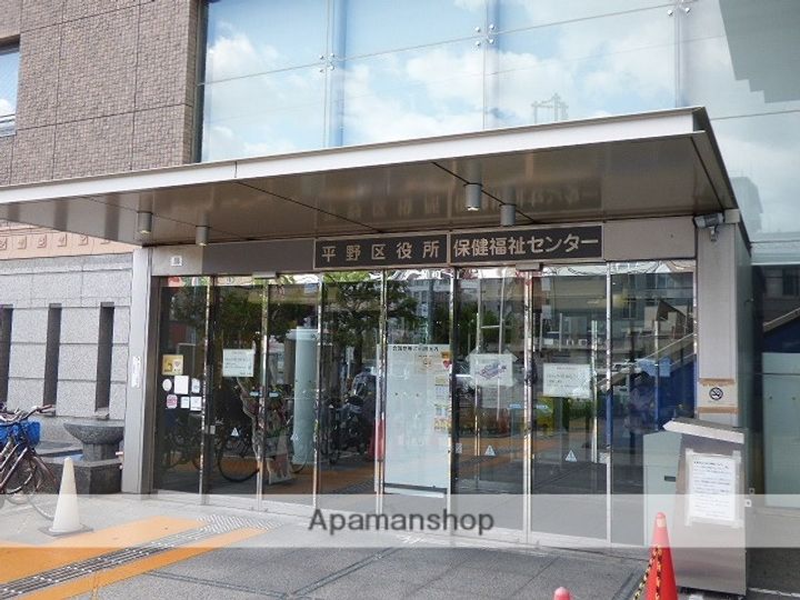 大阪府大阪市平野区背戸口4丁目の賃貸マンション401の周辺