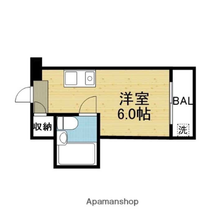 大阪府大阪市平野区加美西2丁目の賃貸マンション307の間取り