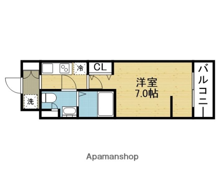 ワールドアイ大阪城EASTアドバンスの間取り