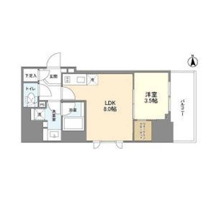 ルフォンプログレ堺筋本町タワーレジデンス0204の間取り