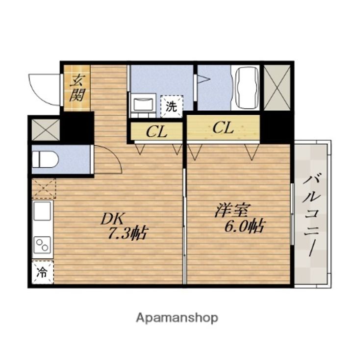 BREEZE夕陽ケ丘902の間取り