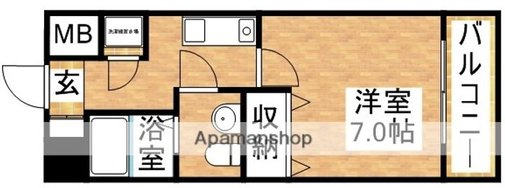 ラナップスクエア新大阪の間取り
