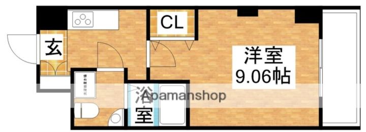 大阪府大阪市淀川区宮原1丁目の賃貸マンションの間取り