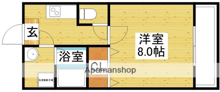 シャンテドミール淡路の間取り