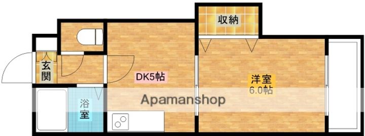 豊新グランドハイツ北の間取り