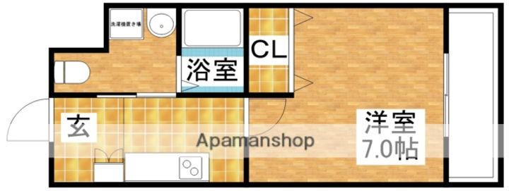 エルプレイス東三国の間取り