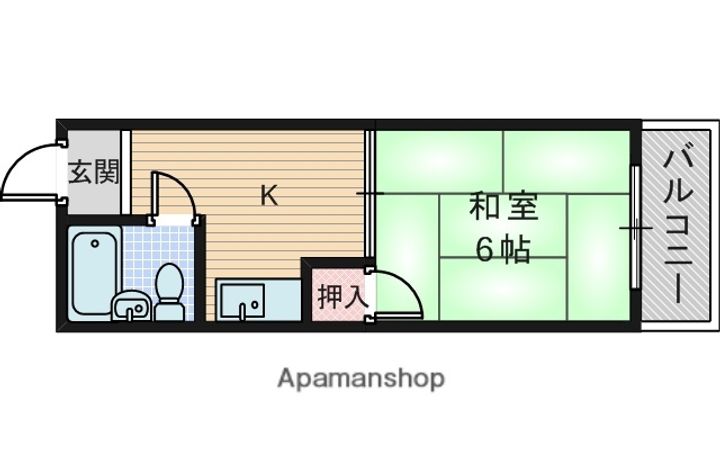 柳ハイツの間取り