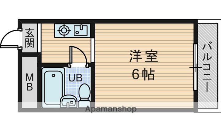 ダイドーメゾン上新庄の間取り