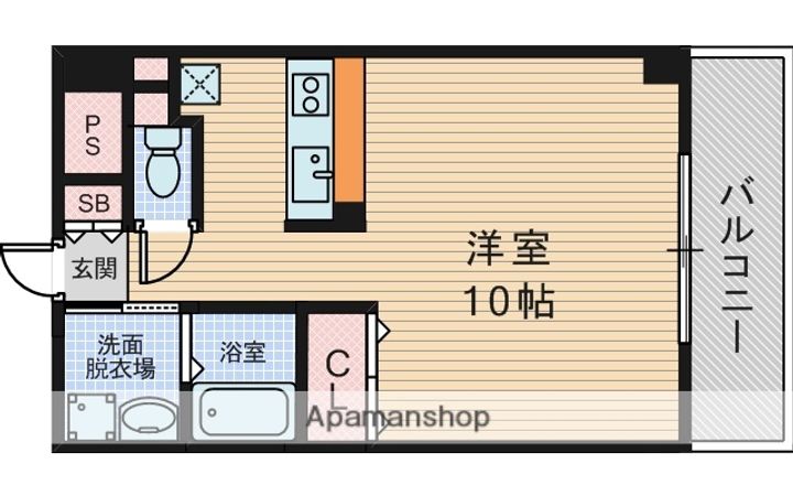 パレス東洋豊里2号館の間取り