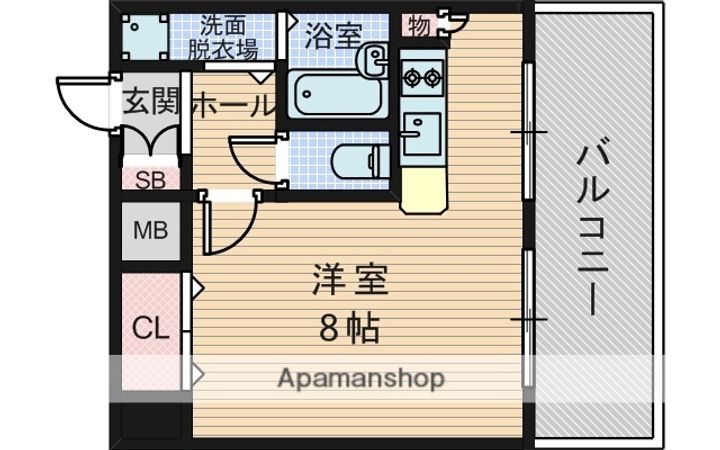 CITYLIFEレイセニット北大阪の間取り