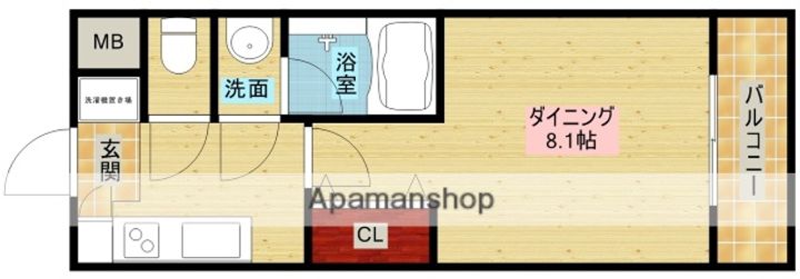 レジディア新大阪の間取り