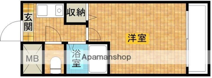 フレックス新大阪Ⅱの間取り