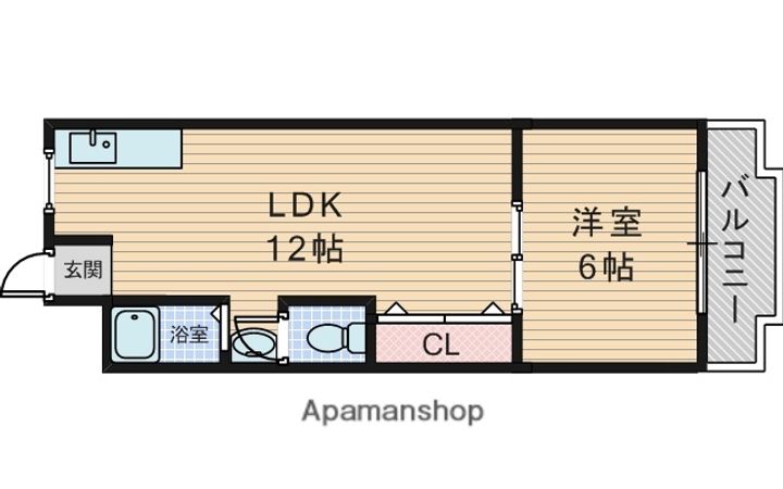 和ハイツⅢの間取り