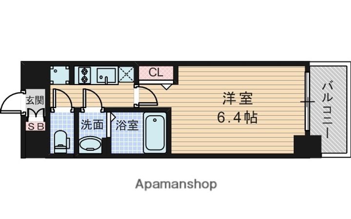 プレサンス淡路駅前の間取り