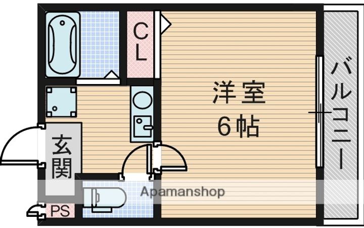シティライト江坂の間取り