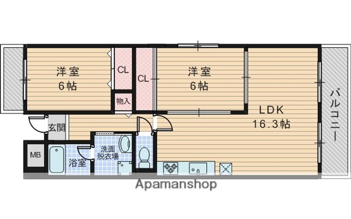 メゾングレースの間取り