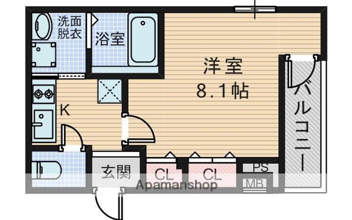 フジパレス豊里中央公園Ⅱ番館の間取り