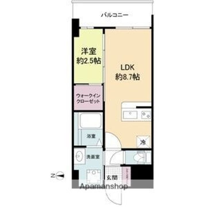 大阪府大阪市淀川区西宮原1丁目の賃貸マンションの間取り