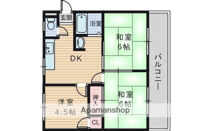 リバーサイドマンション・レオの間取り