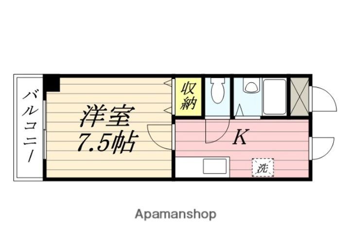 大阪府豊中市服部西町3丁目の賃貸マンションの間取り