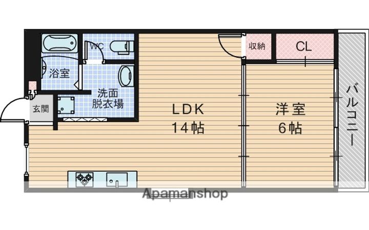 技建ハイツの間取り