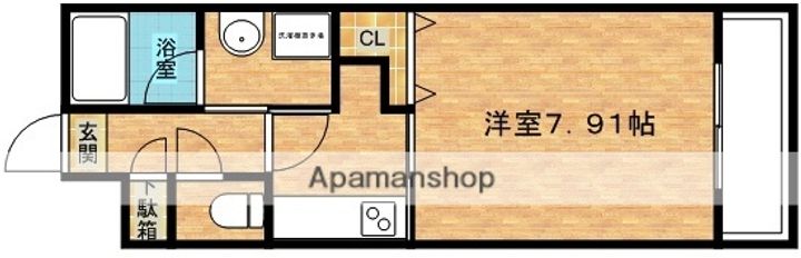 グランシス江坂の間取り