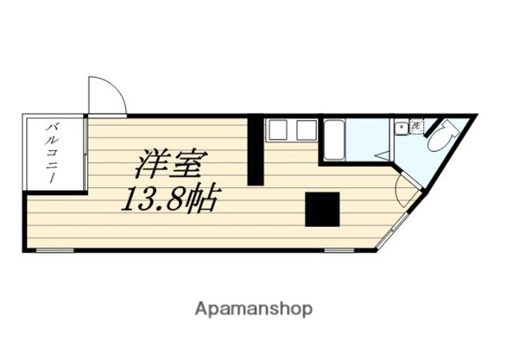 ラークスパ岡町の間取り