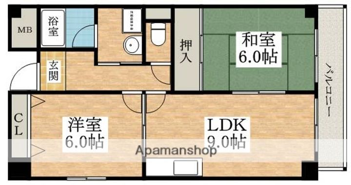 シャルマンエイトの間取り