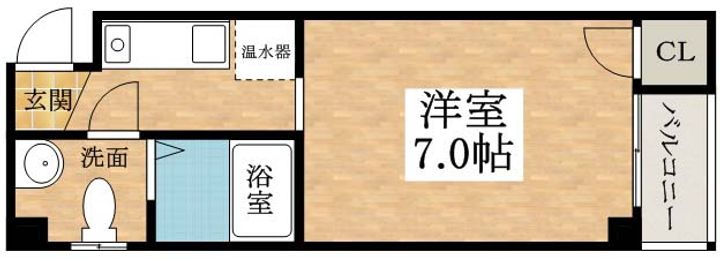 ラコート天美東B棟の間取り