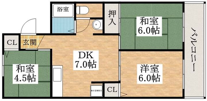 セジュールナカノの間取り