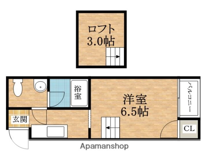 ラコート天美南B棟の間取り